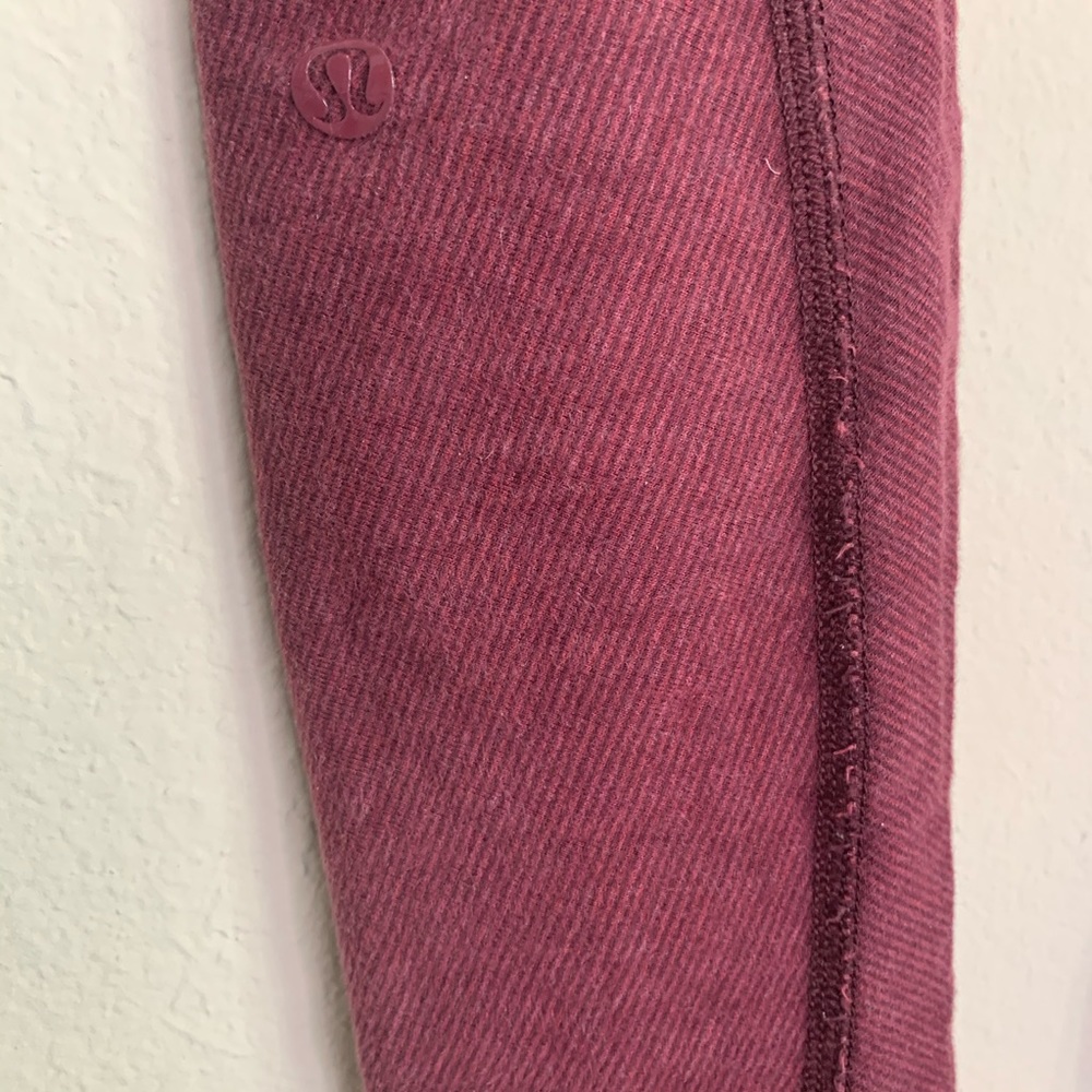 Lululemon Burgundy Leggings - Picture 5 of 6